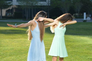 We hear Easter but we also heart dabbing